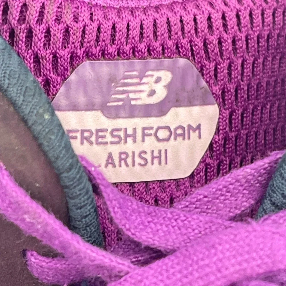 New Balance Fresh Foam Arishi Running Shoes Size 9.5 Women's Purple Mesh